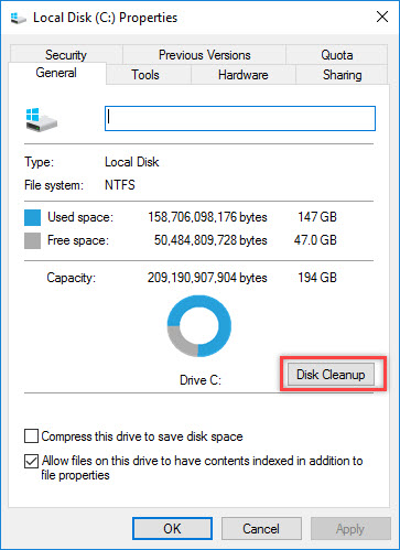 ลบไฟล์ขยะด้วย-Disk-Cleanup-ของ-Windows-02