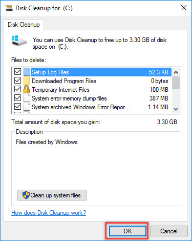 ลบไฟล์ขยะด้วย-Disk-Cleanup-ของ-Windows-04
