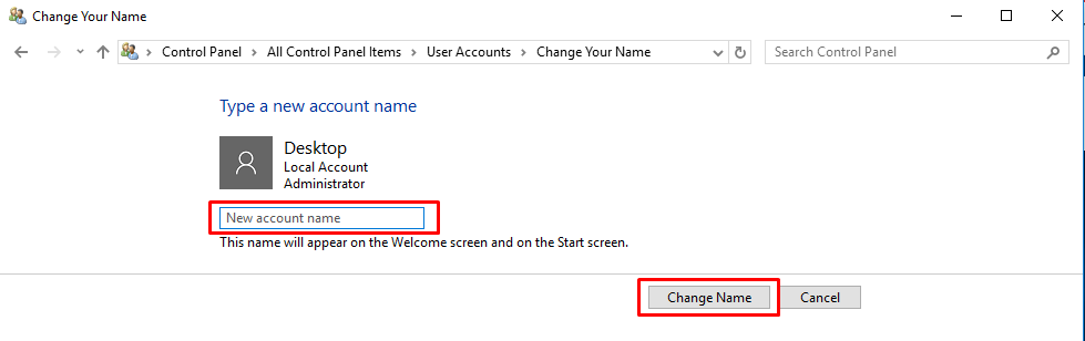 change-username-in-window