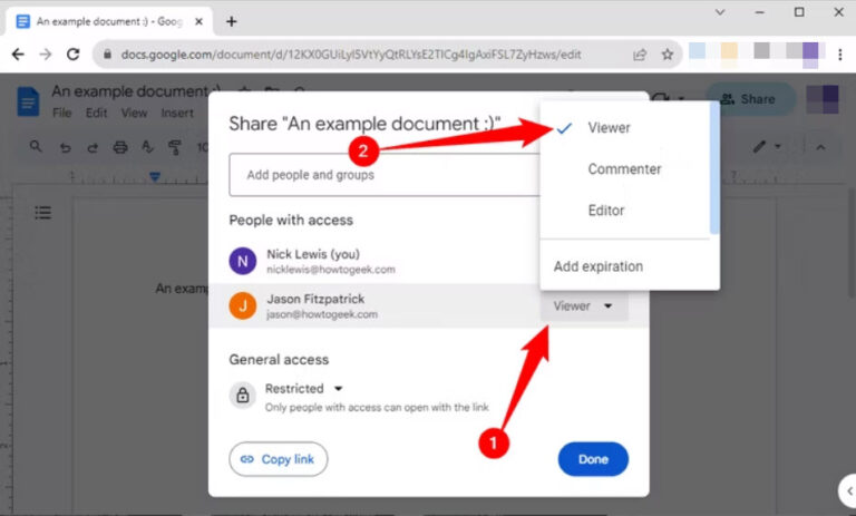 สอนสร้างและ แชร์ Google Docs ให้คนอื่นแก้ไขไม่ได้ View Only