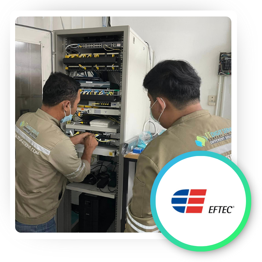 ติดตั้งระบบ server ในองค์กร เช่น Windows Server, Files Server , LogServer และอื่น ๆ